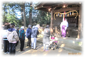 今年1年の祈願を日枝神社にて行いました